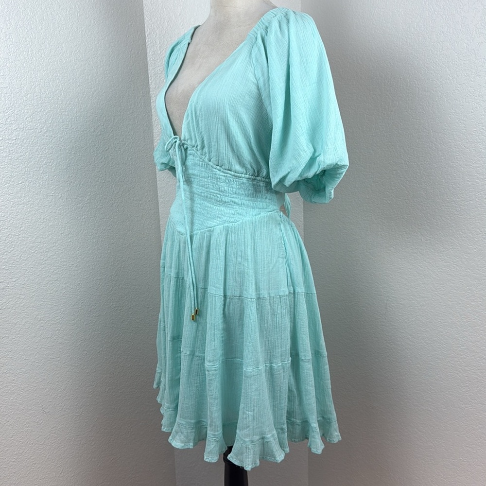 Free People Perfect Day Mini in Clear Skies Size Large NWT - Picture 7 of 15